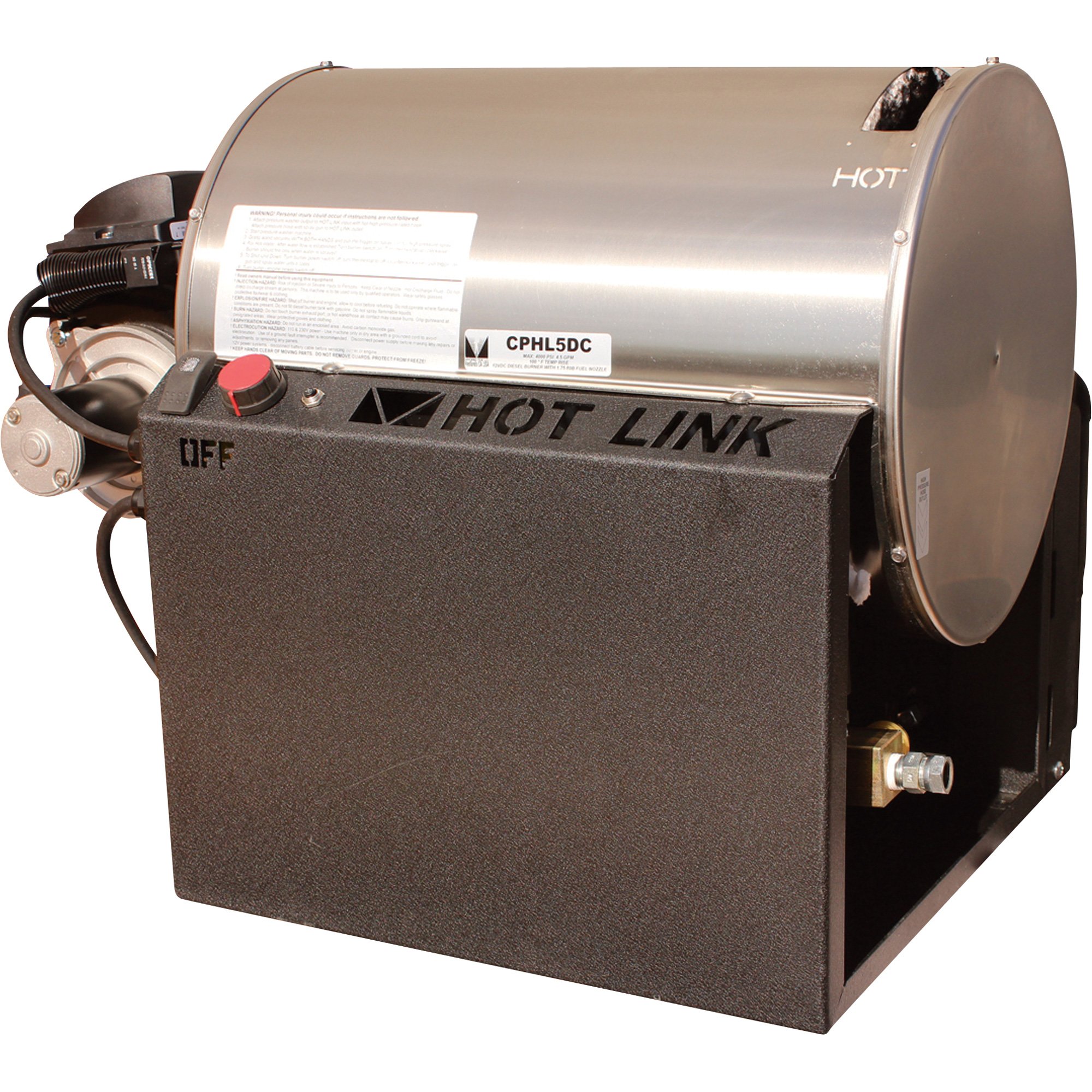 Hot2Go Hot Link 115 Volt Electric Hot Water Heater for Cold Water Pressure Washers, Model# CPHL5E1H